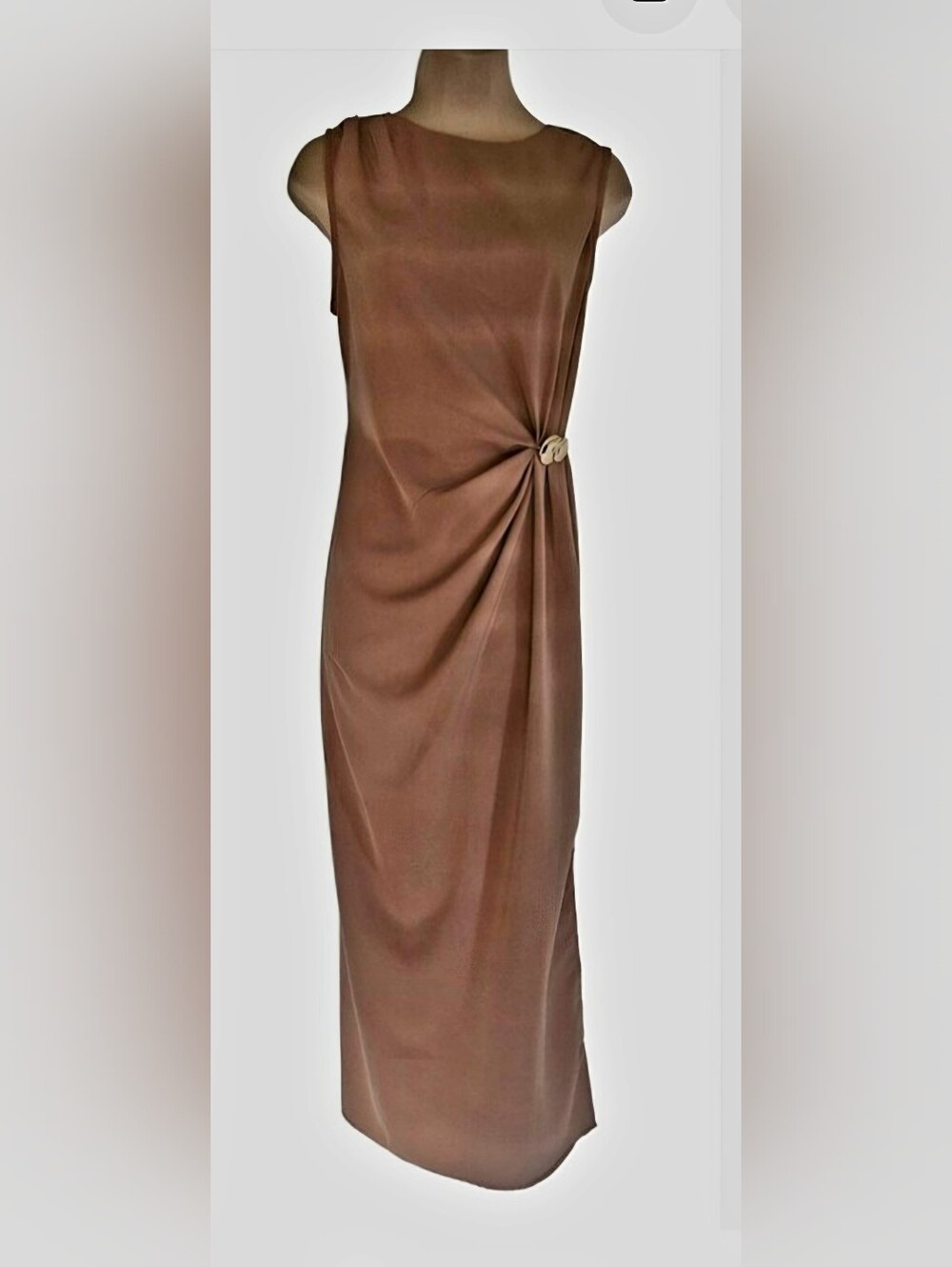 Wenrine Maxi Tan Dress